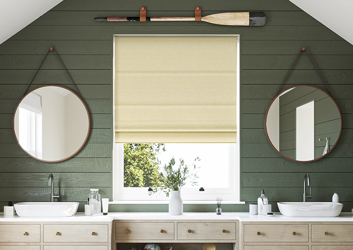 Sinclair, Cream Citrine - Twist&Fit Roman Blind - Image 3